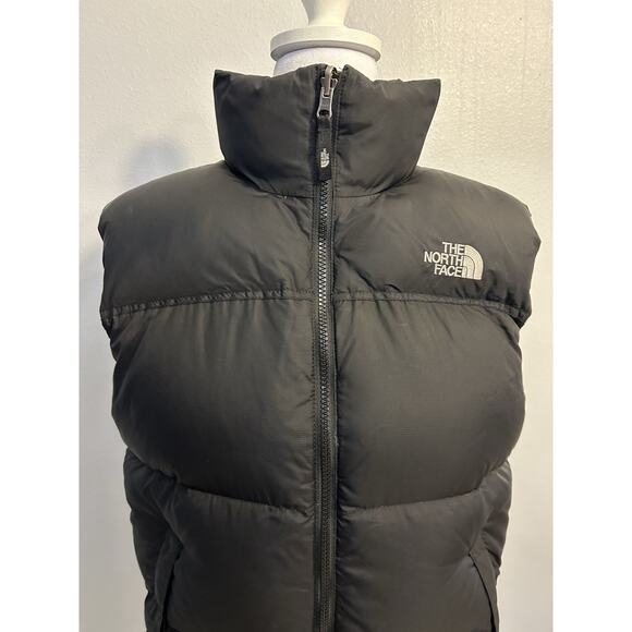 North Face 700 Nuptse Puffer Vest Black Quilted Goose Down Gorpcore Hiking Men S - Picture 9 of 16